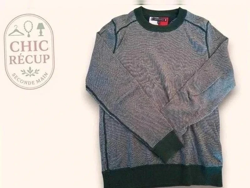 Pull Ras De Cou Tommy Hilfiger - S - Vert Foncé - Ayzan-44 – photo 2